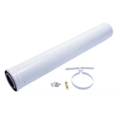 Концентрична труба 60/100 мм, РР (2 м.) (конд.) (303905)