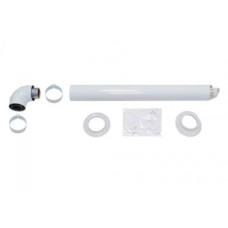 Комплект для горизонтального проходу крізь стіну 60/100 з телескопічною трубою (0020109174)