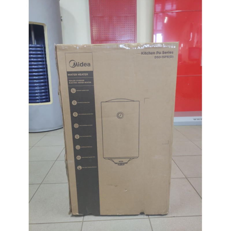 MIDEA Водонагрівач (бойлер) електричний 50 л. D50-15F6(D)