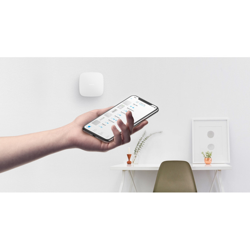 Ajax Комплект охоронної сигналізації StarterKit 2, hub2, motionprotect, doorprotect, spacecontrol, jeweller, бездротовий, чорний (000023479)
