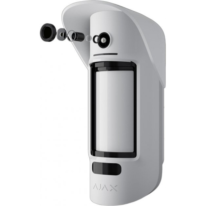 Ajax Бездротовий вуличний датчик руху з фотофіксацією MotionCam Outdoor білий (000023586)