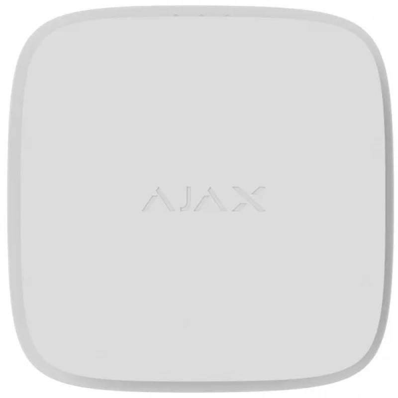 Ajax Датчик диму, температури та чадного газу FireProtect 2 RB Heat Smoke CO Jeweler, змінна батарея, бездротовий, білий (000029696)