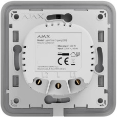 Ajax Реле одноклавішний вимикач LightCore 1-gang for LightSwitch Jeweler, бездротовий (000029717)