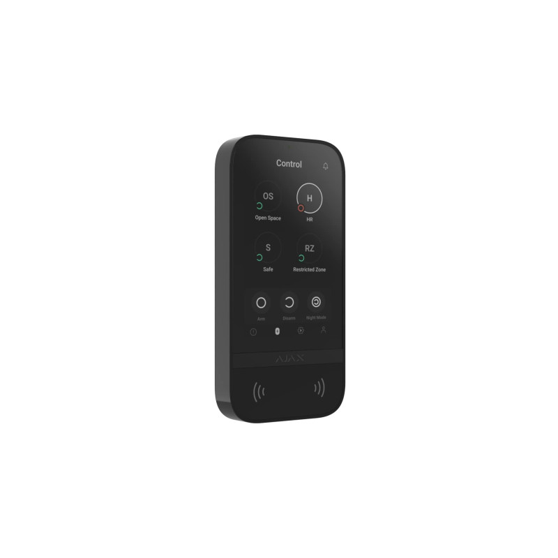 Ajax Клавіатура з сенсорним дисплеєм KeyPad TouchScreen, jeweller, бездротовий, чорний (000034513)