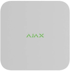 Ajax Мережевий відеореєстратор NVR, 8 каналів, jeweller, білий (000034516)