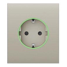 Ajax Центральна панель для вбудованої розетки CenterCover for Outlet smart, Jeweler, бездротова, ivory (000038794)