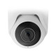 Ajax IP-Камера дротова TurretCam, 5мп, 4мм, Poe, True WDR, IP 65, ІЧ 35м, аудіо, кут огляду 75°до 85°, купольна, біла (000039308)