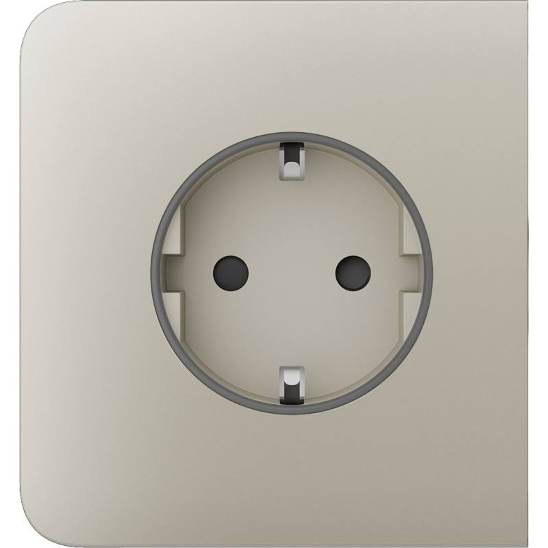 Ajax Бічна панель для вбудованої розетки SideCover for Outlet Basic, ivory (000046689)