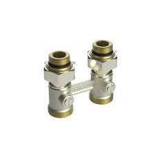 Danfoss Н - подібний запірний клапан RLV-KB 1/2 прямий нікельований (003L0392)