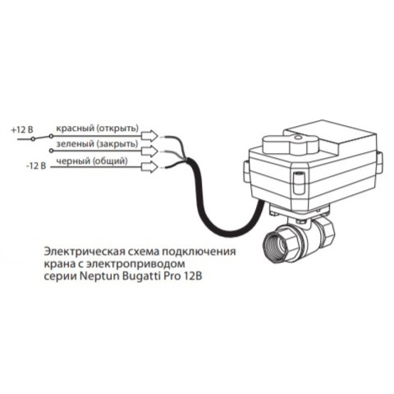 Neptun Кран с электроприводом PROFI 12В 1/2