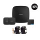 Neptun Ajax Hub 2 + LeaksProtect (2 ед.) + WallSwitch + кран с электроприводом Honeywell 220 DUO Ду32 (006444)