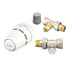 Danfoss Комплект термостатичний Regus RA + RA-FN + RLV-S 15 прямий (015G5302)