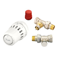 Danfoss Комплект термостатичний React RA click + RA-N 15 + RLV-S 15 прямий (015G5348)