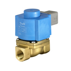 Danfoss Електромагнітний клапан, EV225B, Функція: НЗ, G, 1/2, 2.200 м³/год, PTFE 032U380402