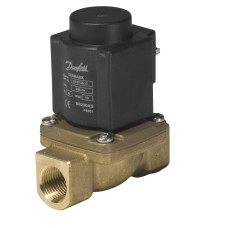 Danfoss Електромагнітний клапан, EV225B, Функція: НЗ, G, 1/2, 3.000 м³/год, PTFE 032U380529