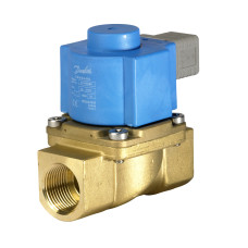 Danfoss Електромагнітний клапан, EV225B, Функція: НЗ, G, 1, 6.000 м³/год, PTFE 032U380702