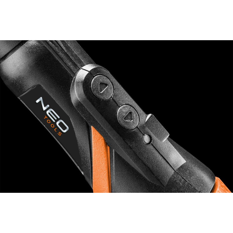 Neo Tools Викрутка, акумуляторна, micro-USB, 3.6В Li-Ion, 800мА•год, 280об•хв, 42 біт, SL,PH,PZ,Torx, кейс (04-200)