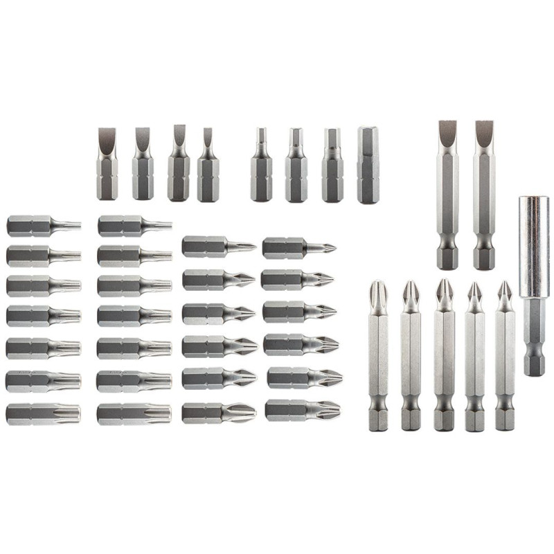 Neo Tools Викрутка, акумуляторна, micro-USB, 3.6В Li-Ion, 800мА•год, 280об•хв, 42 біт, SL,PH,PZ,Torx, кейс (04-200)
