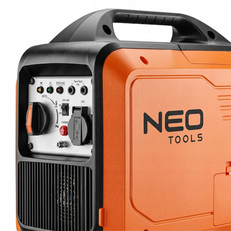 Генератор бензиновий інверторний Neo Tools 230В, 1.8/2.0кВт, ручний стартер, 18кг, 04-733