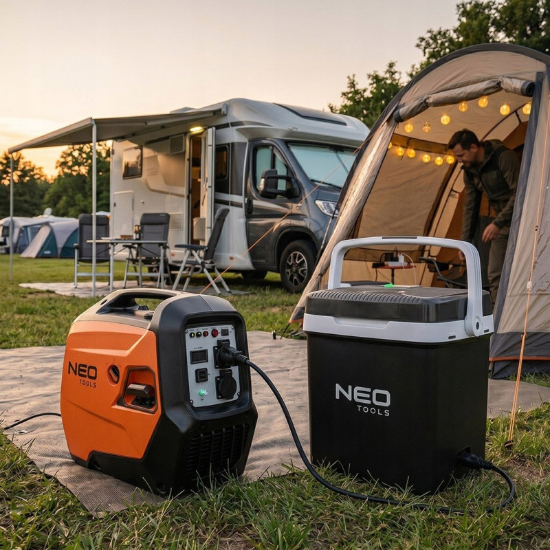 Генератор бензиновий інверторний Neo Tools 230В, 3/3.2кВт, ручний стартер, USB Type C 5, 22кг, 04-734