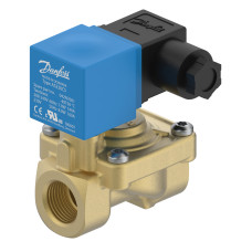 Danfoss Електромагнітний клапан, EV220S, Функція: НЗ, G, 1/2, 4.000 м³/год, EPDM 042U491432