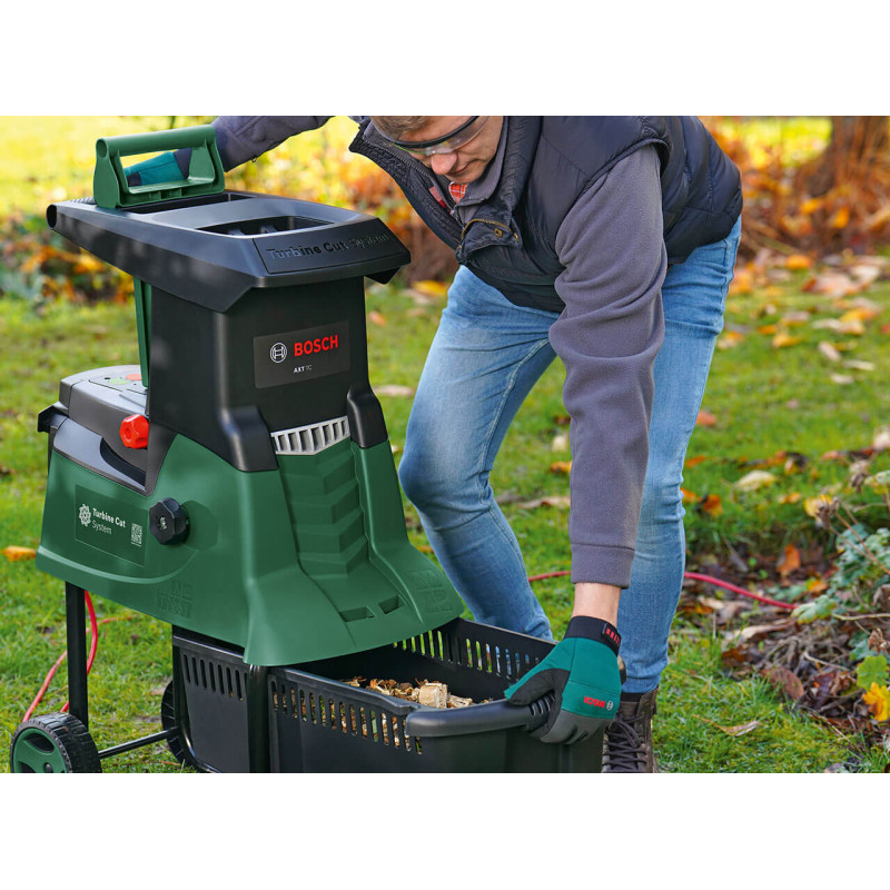 BOSCH Подрібнювач садовий AXT 25 TC 2500Вт 40 об/хв 45мм 53 л. 30.5кг ріжуча система Turbine-Cut низькошумний (060080330C)