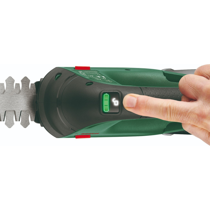 BOSCH Ножиці для трави акумуляторні AdvancedShear 18V-10+ насадка кущоріз 10/20см крок різу 8мм 1xPBA 2.0Ah 2.45кг (0600857000)