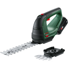 BOSCH Ножиці для трави акумуляторні AdvancedShear 18V-10+ насадка кущоріз 10/20см крок різу 8мм 1xPBA 2.0Ah 2.45кг (0600857000)