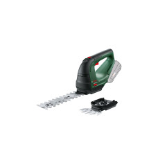 BOSCH Ножиці для трави акумуляторні AdvancedShear 18В-10 + насадка кущоріз 10/20см крок різу 8мм 1.85кг (0600857001)