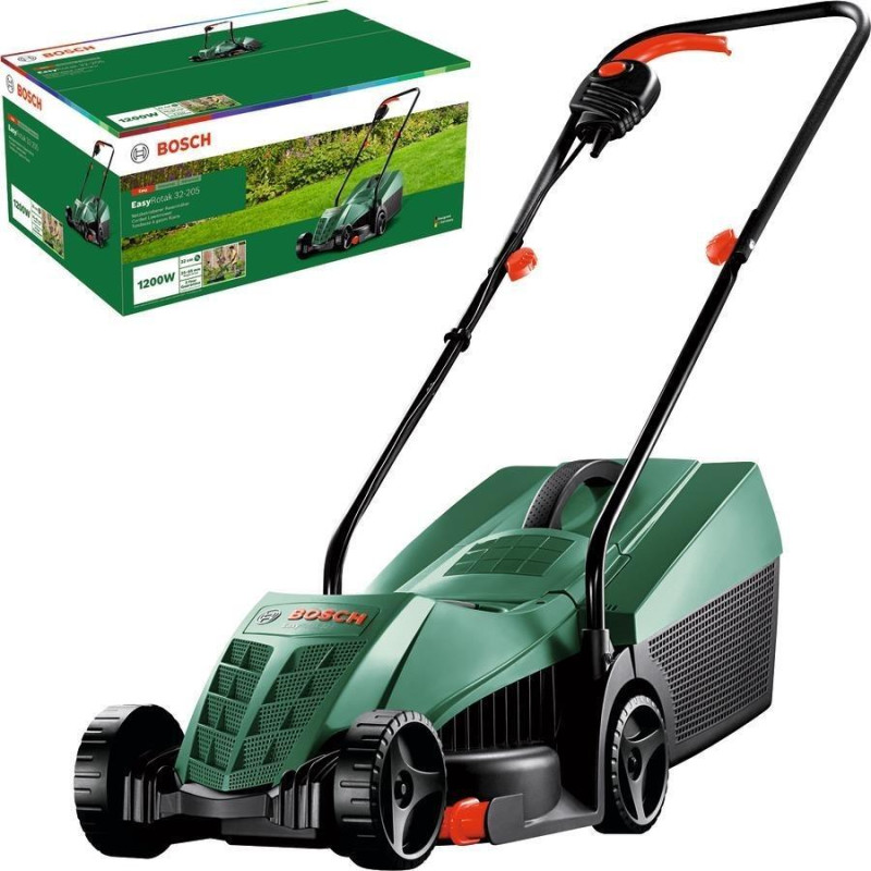 BOSCH Газонокосарка мережева EasyRotak 32-205 1200Вт 32см 31л 25-65мм 11.1кг (06008A6300)