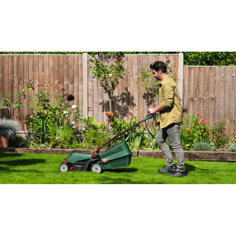 BOSCH Газонокосарка мережева UniversalRotak 34-405 1300Вт 34см 40л 27-50мм 11кг (06008A6401)