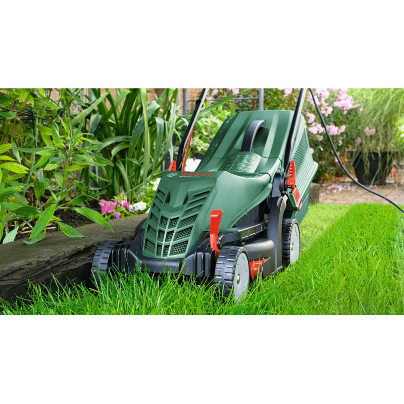 BOSCH Газонокосарка мережева UniversalRotak 34-405 1300Вт 34см 40л 27-50мм 11кг (06008A6401)