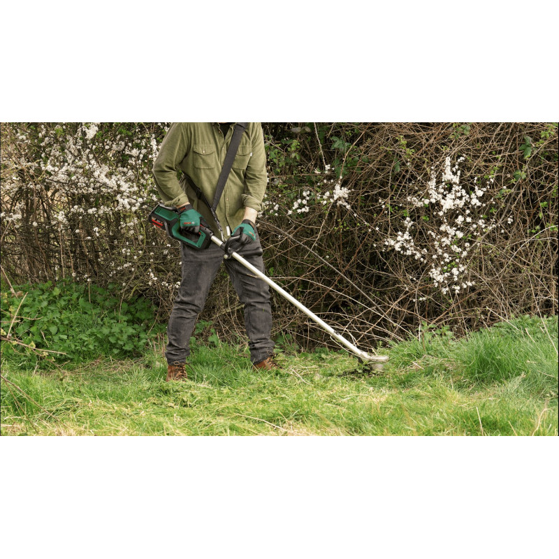 BOSCH Тример садовий акумуляторний AdvancedGrassCut 36V-23-750 36V 23см 1х2А·год ЗПAL 36V-20 4.1кг (06008C1K03)