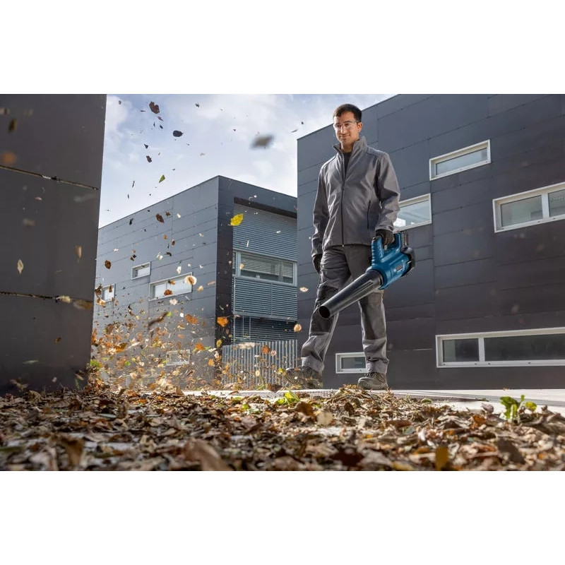 BOSCH Повітродув садовий акумуляторний AdvancedLeafBlower 18В-750 198 км/год 2.8кг без АКБ і ЗП (06008D2000)