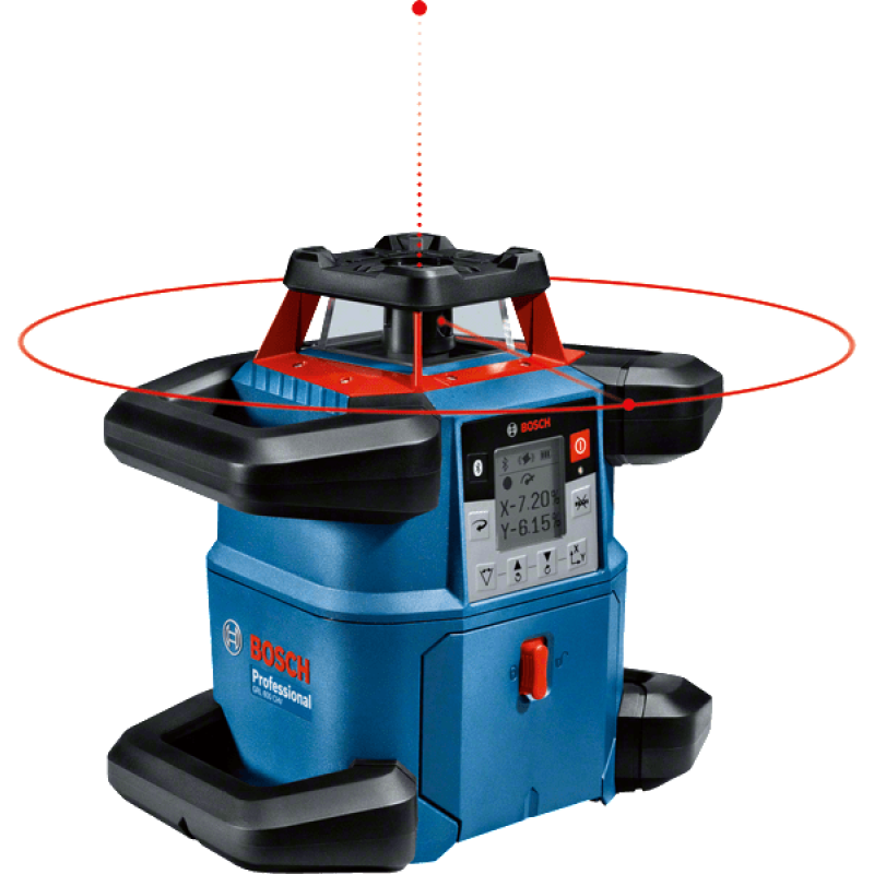 BOSCH Нівелір лазерний Professional GRL 600 CHV, 600 м, ± 0,05 мм/м, за горизонталлю, ± 0,1 мм/м, за вертикаллю, 4.3 кг (0601061F00)