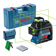 BOSCH Нівелір лазерний GLL 3-80 G, до 30м з приймачем 120м, ±0.3мм/м, кейс, 0.82кг (0601063Y00)