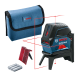 BOSCH Нівелір лазерний GCL 2-15, до 15м, ±0.3мм/м, + RM1, 0.5кг (0601066E00)