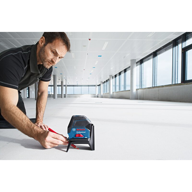 BOSCH Нівелір лазерний GCL 2-15, до 15м, ±0.3мм/м, + RM1, 0.5кг (0601066E00)