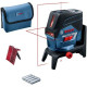 BOSCH Нівелір лазерний GCL2-50C+RM2 до 20м, ±0.3мм/м, 4AAx1.5В, IP54, чохол, 0.6кг (0601066G00)