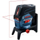 BOSCH Нівелір лазерний GCL2-50C+RM2+BT150 до 10м, ±0.3мм/м, 4AAx1.5В, IP54, штативі, чохол, мішеннь, 0.6кг (0601066G02)