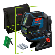 BOSCH Нівелір лазерний Professional GCL 2-50 G, до 15 м, ± 0.3 мм/м, з тримачем RM 10, чохлом, мішенню, 0.58 кг (0601066M00)