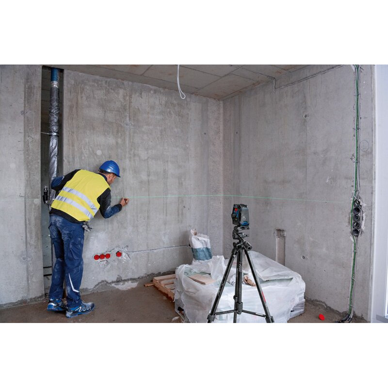 BOSCH Нівелір лазерний Professional GCL 2-50 G, до 15 м, ± 0.3 мм/м, з тримачем RM 10, чохлом, мішенню, 0.58 кг (0601066M00)