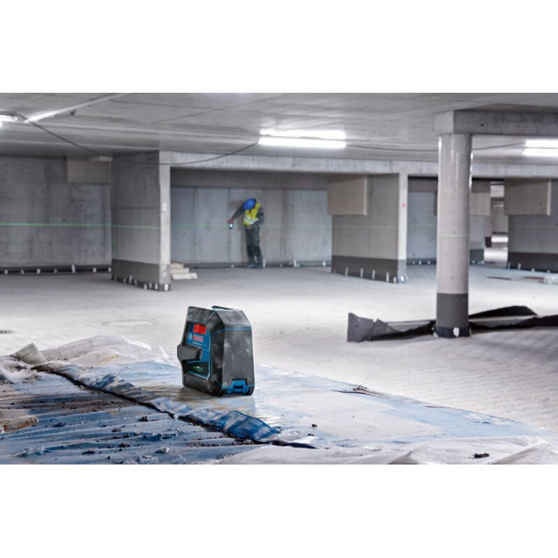 BOSCH Нівелір лазерний Professional GCL 2-50 G, до 15 м, ± 0.3 мм/м, з тримачем RM 10, чохлом, мішенню, 0.58 кг (0601066M00)