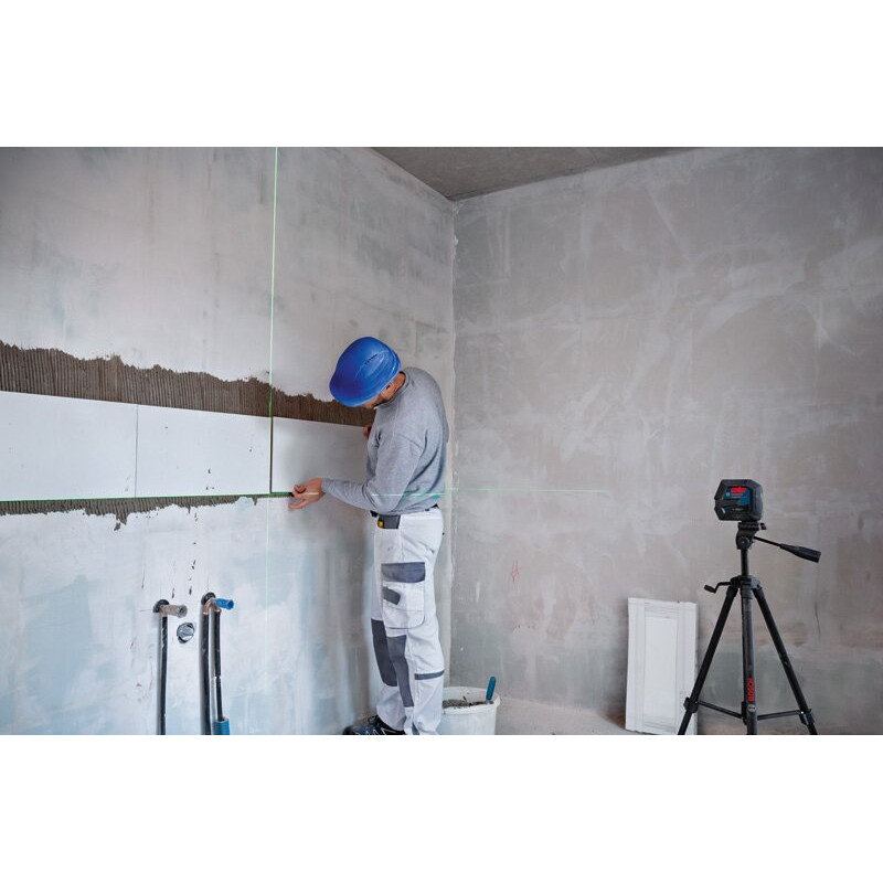 BOSCH Нівелір лазерний Professional GCL 2-50 G, до 15 м, ± 0.3 мм/м, з тримачем RM 10, чохлом, мішенню, 0.58 кг (0601066M00)