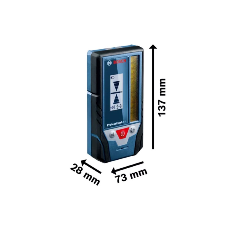 BOSCH Приймач лазерного сигналу LR7, 5-50м, ±1мм (0601069J00)