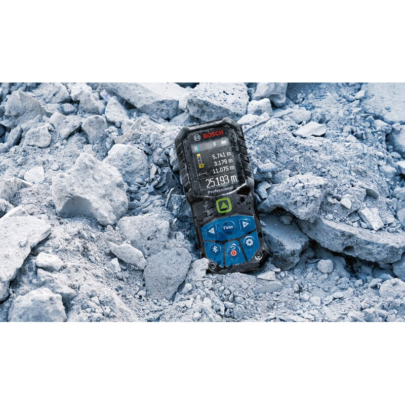 BOSCH Далекомір лазерний GLM 50-27 CG, ±1.5 мм, 0.05-50 м, IP 65, 0.17кг (0601072U00)