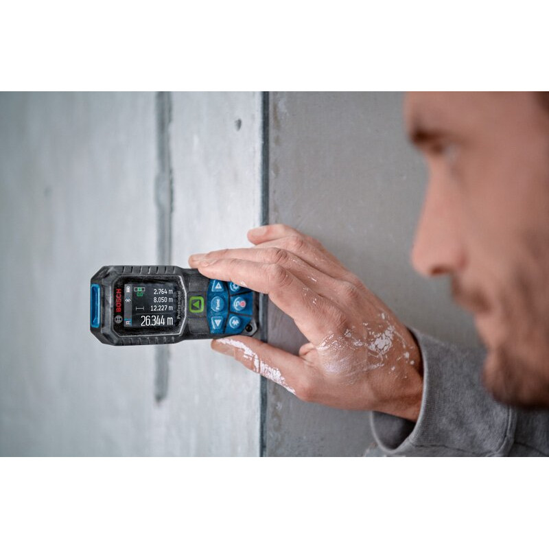 BOSCH Далекомір лазерний GLM 50-27 CG, ±1.5 мм, 0.05-50 м, IP 65, 0.17кг (0601072U00)