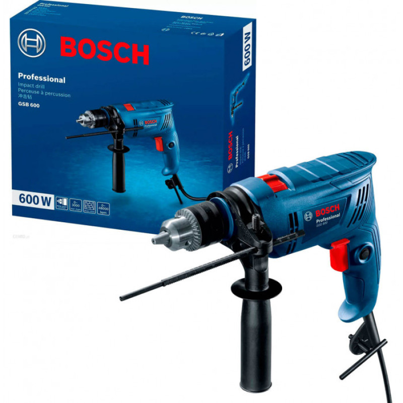 BOSCH Ударний дриль GSB 600 PROFESSIONAL 0.601.1A0.320 (06011A0320)