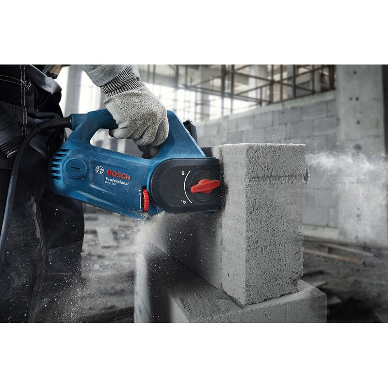 BOSCH Пила для газобетонних блоків Professional GAC 250, 1200 Вт, 330 мм, 3/8, 5000 об/хв, 4.7 кг (06012B6020)