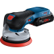 BOSCH Шліфмашина ексцентрикова акумуляторна GEX 18V-125 соло (0601372201)